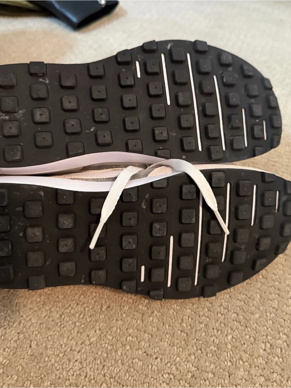 Nike Grey and White Running Sneakers